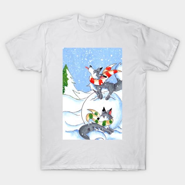 A Break for Snowflakes T-Shirt by KristenOKeefeArt